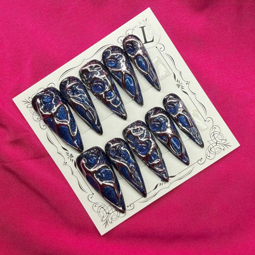 Y2K blue cat eye
