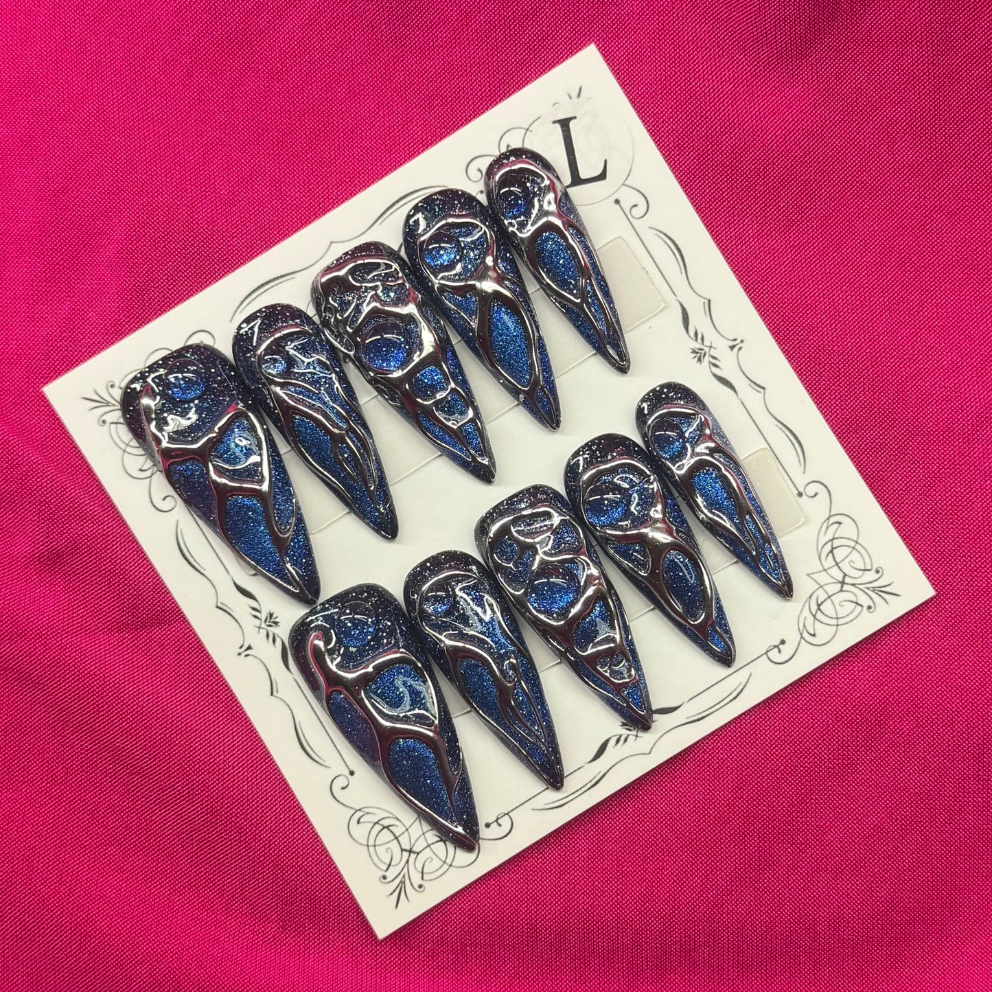 Y2K blue cat eye
