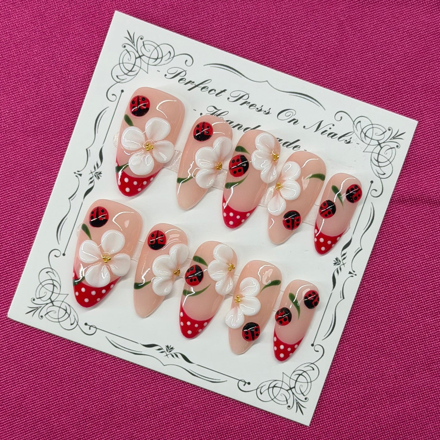 Ladybug Garden Romance