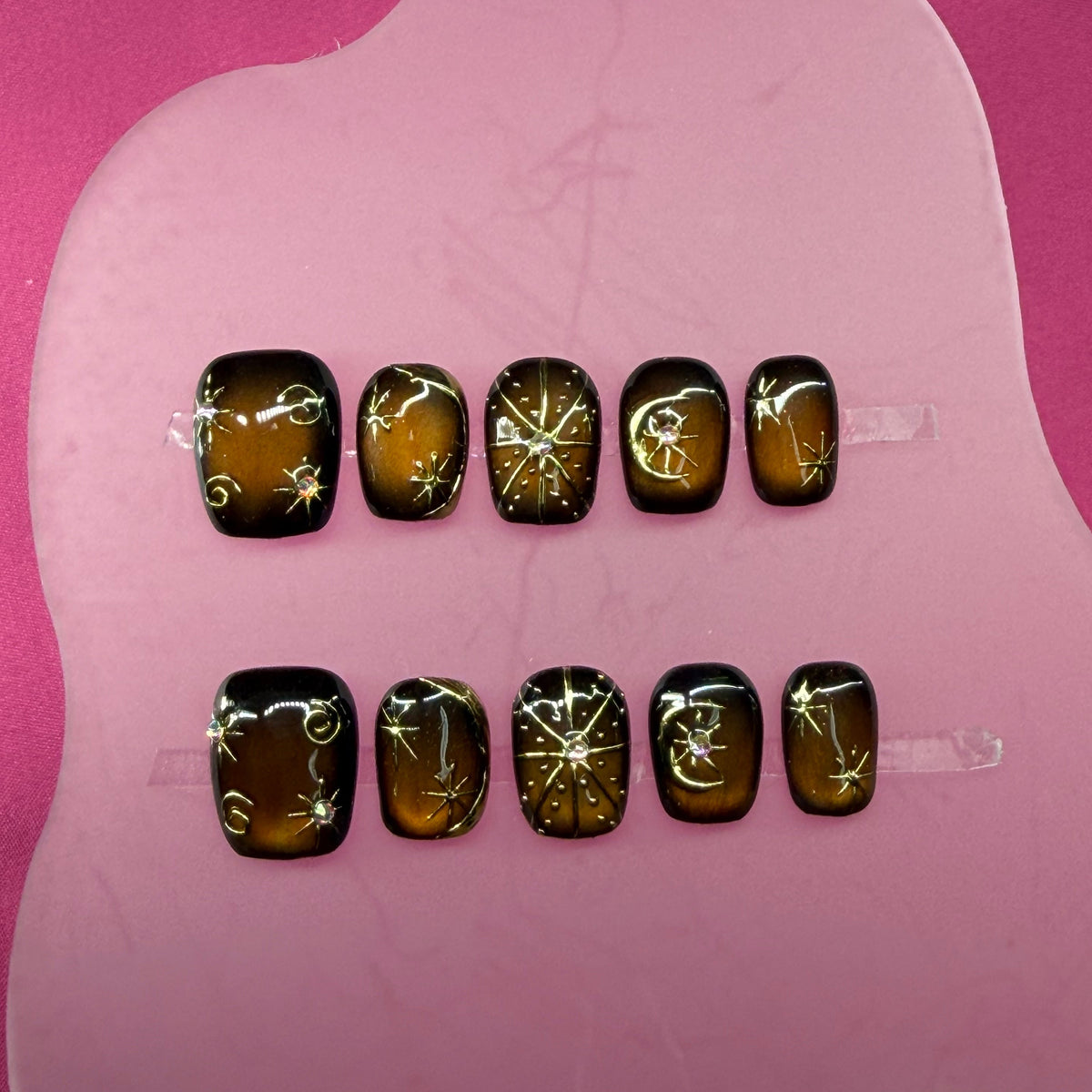 Golden Midnight Galaxy 🌙✨